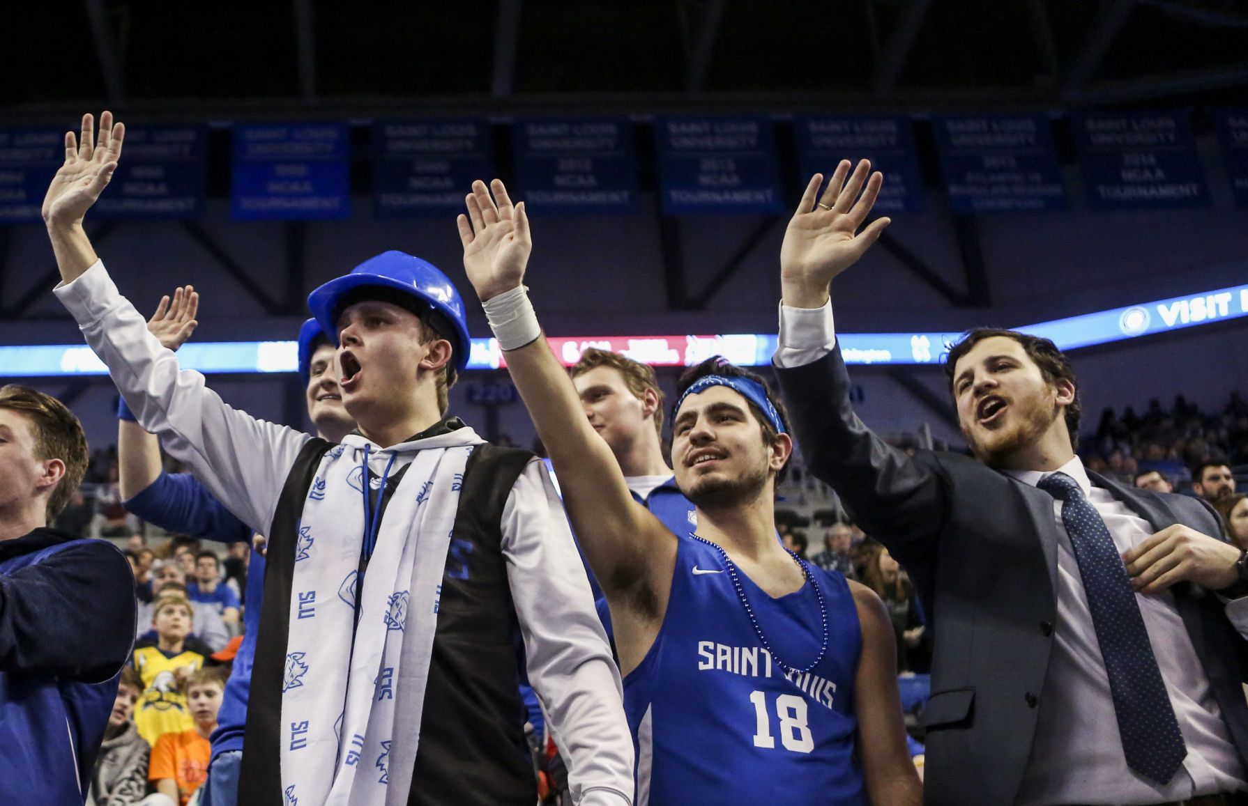 St. Louis University Battles Duquesne University on Senior Night